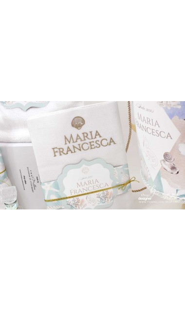 Trusou botez tematica marina fresh de vara Boho Ocean 11